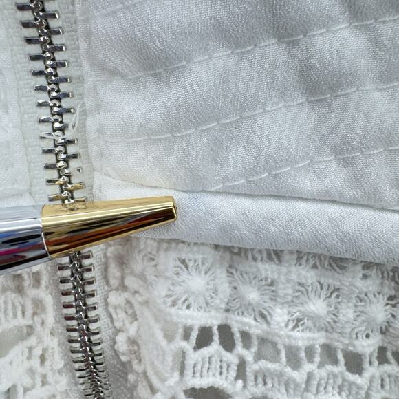 Asilio Womens Back With A Vengeance Size *XS* White Crochet Lace Bride Wedding - Picture 14 of 16